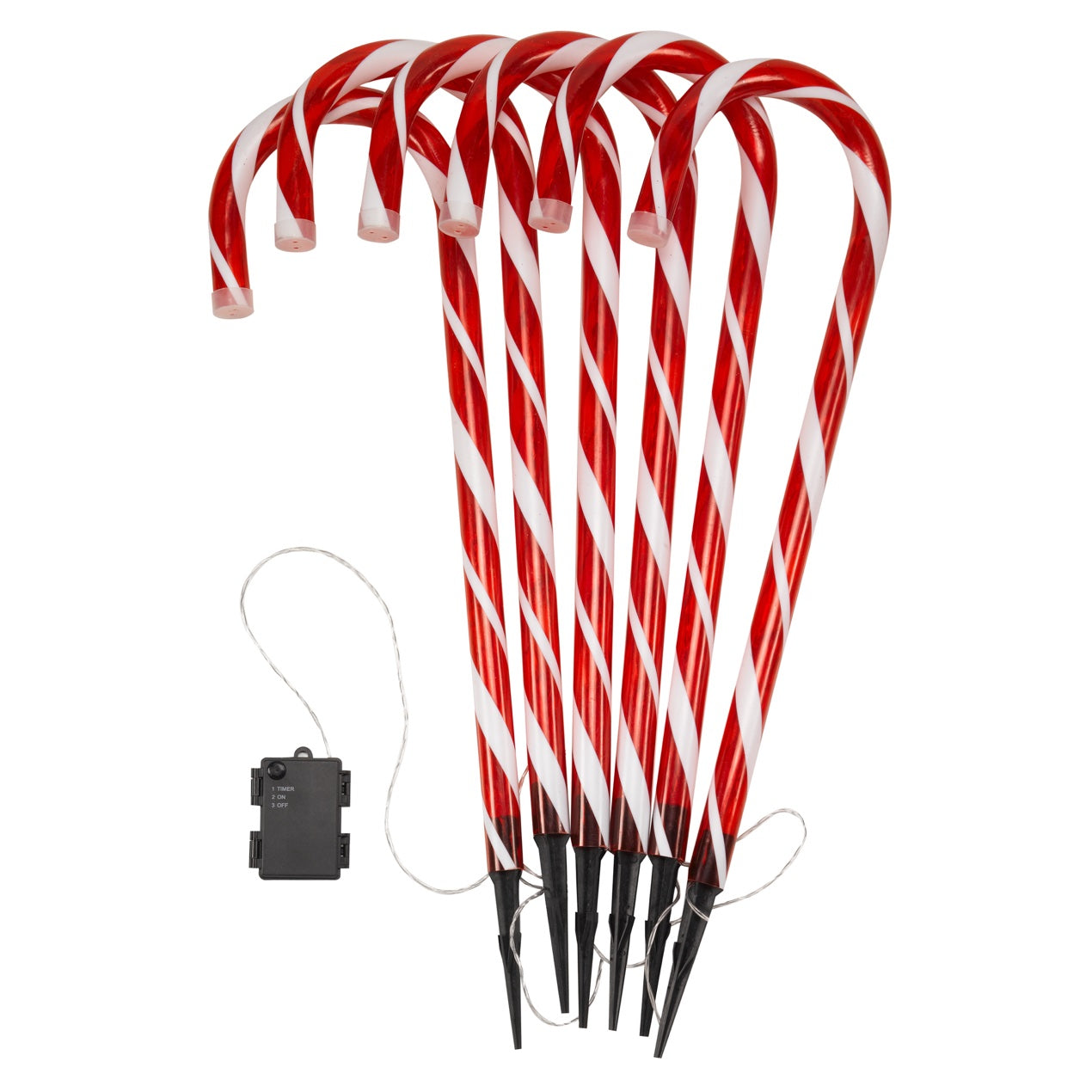 Three Kings CandyCane Stakes - Set of 6 - Saxons Garden & Home