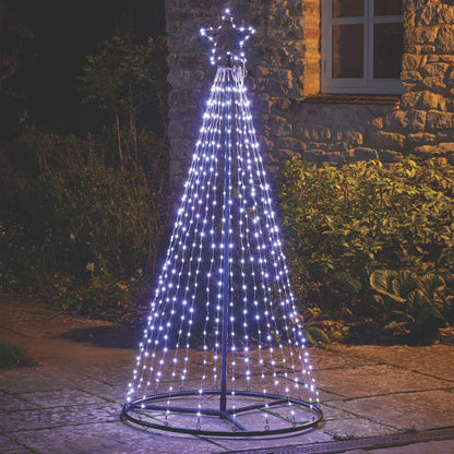 Three Kings 1.5m TwinkleTree - Warm/Cool White - Saxons Garden & Home