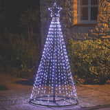 Three Kings 2.1m TwinkleTree - Warm/Cool White - Saxons Garden & Home