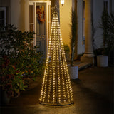 Three Kings 2.1m TwinkleTree - Warm/Cool White - Saxons Garden & Home