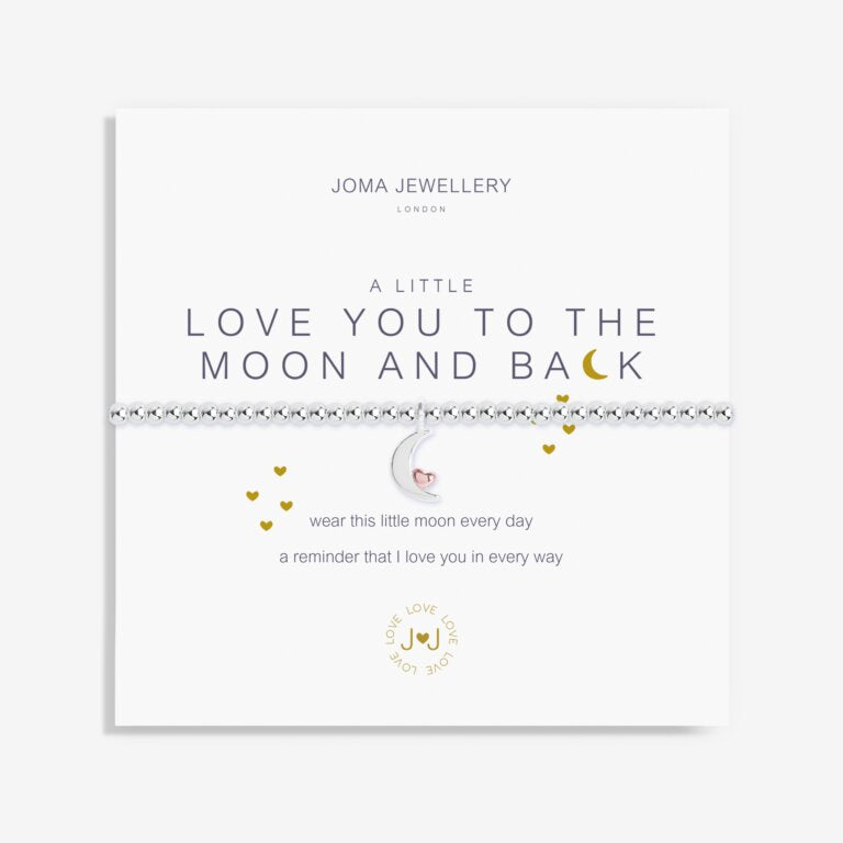 Joma Jewellery A Little 'Love You to The Moon and Back' Bracelet - Saxons Garden & Home