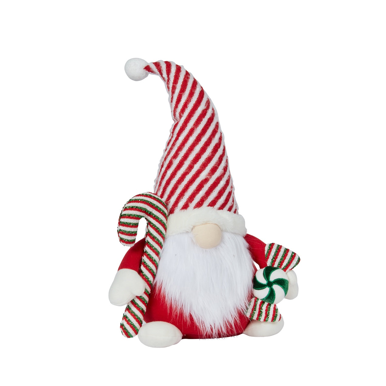 Three Kings Candy Cane Gonk - Red - Saxons Garden & Home