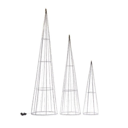 Three Kings 640 LED TreeCone Trio - Set of 3 - Warm White