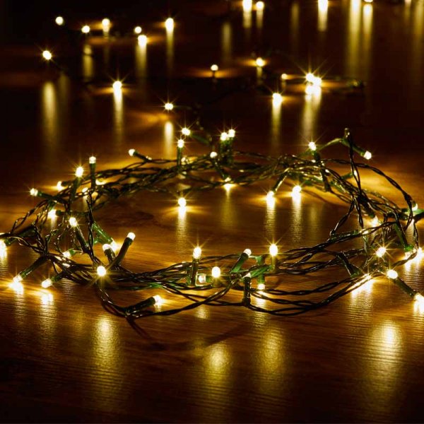 Three Kings 400 Battery Powered String Lights - Warm White