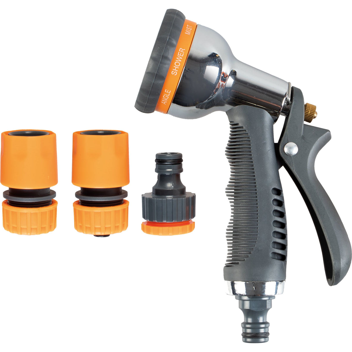 Garden Hose Spray Gun Head with Fixing Kit