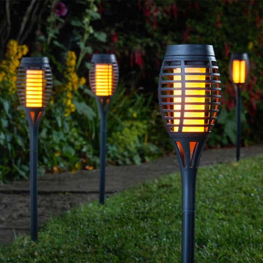 Smart Garden Party Flaming Torch - 5pc Carry Pack - Black - Saxons Garden & Home