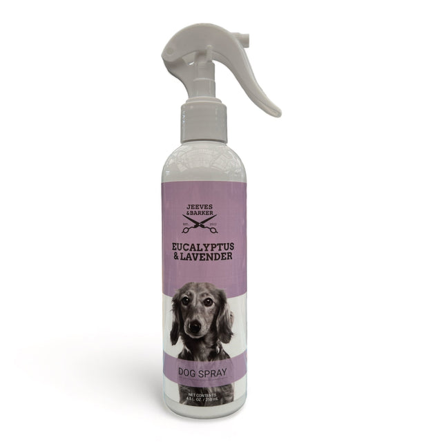 Jeeves & Barker Eucalyptus & Lavender Dog Spray 250ml - Saxons Garden & Home