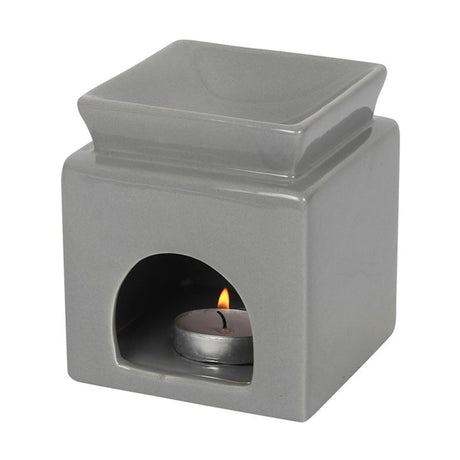 Grey Love Cut Out Oil Burner - Saxons Garden & Home